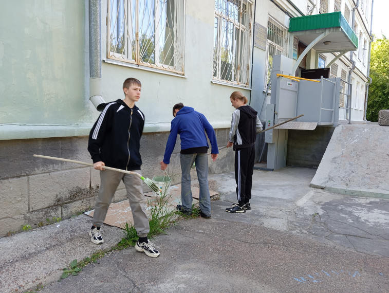 Трудовой отряд.